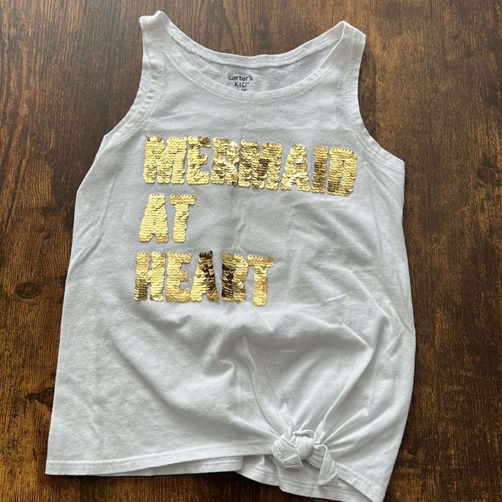 Carters Flip Sequin tank